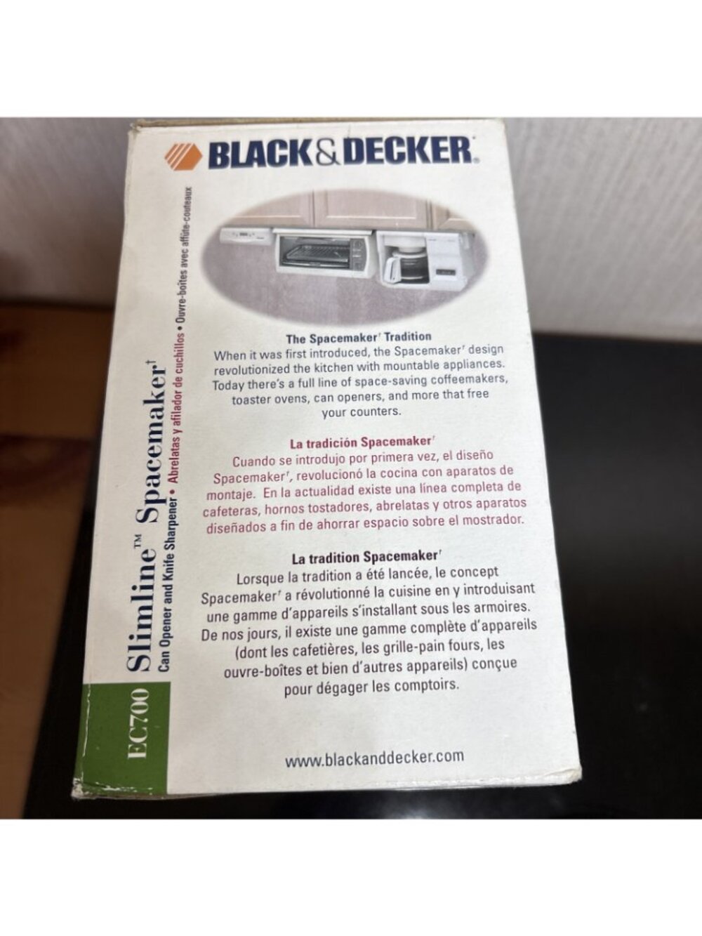 Black & Decker Spacemaker EC700 Can Opener Sharpener Slimline Under Counter - Picture 12 of 15